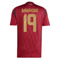 Belgien Johan Bakayoko #19 Hemmatröja EM 2024 Kortärmad